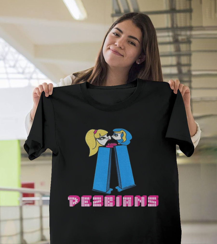 Pezbians The Powerpuff Girls Pez Dispenser Mashup T-Shirt