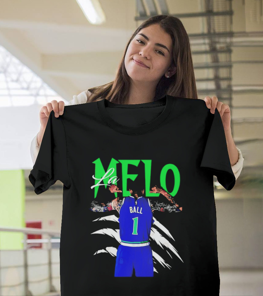 LaMelo Ball Timberwolves NBA Number 1 Jersey T-Shirt