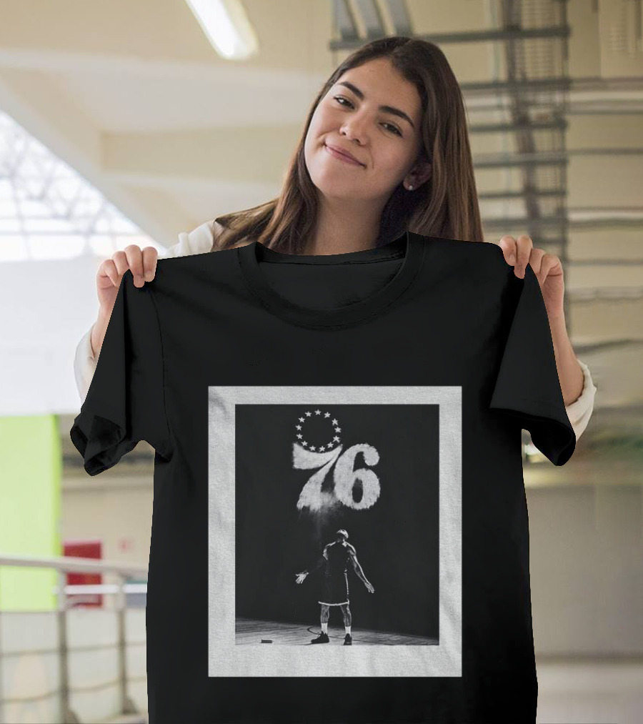 Philadelphia 76ers LeBron James Last Chalk Toss Moment T-Shirt