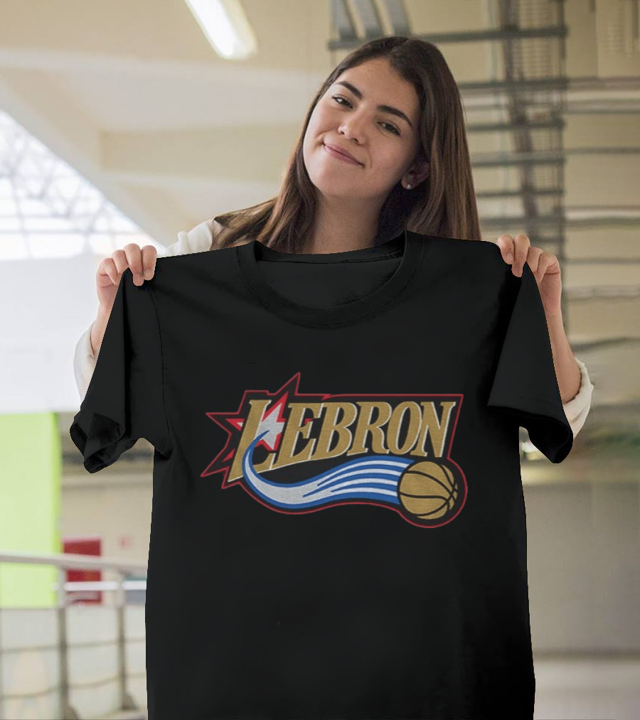 Lebron James 76ers Star Basketball T-Shirt
