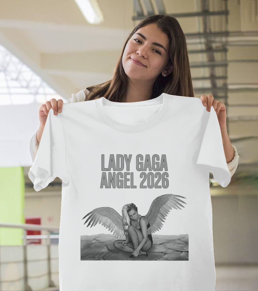 LADY GAGA ANGEL 2026 Winged T-Shirt