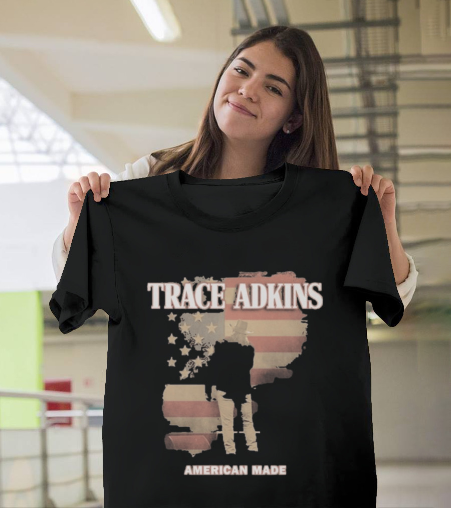 Trace Adkins American Made USA Flag Stars And Stripes T-Shirt