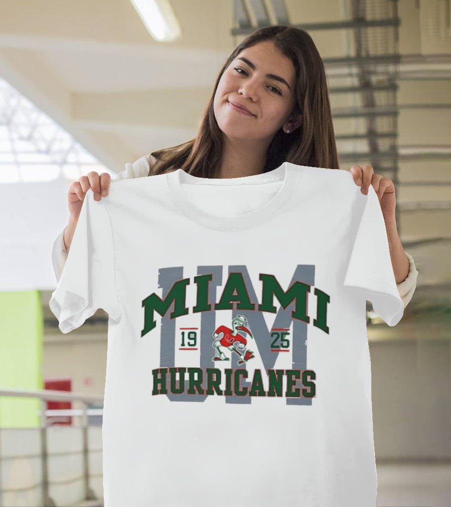 Miami Hurricanes 1925 Sebastian Ibis UM T-Shirt