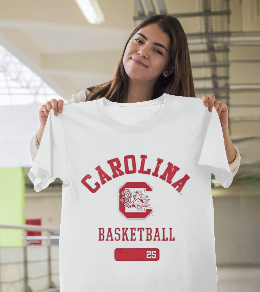Carolina Basketball 25 South Carolina Gamecocks Raven Johnson T-Shirt