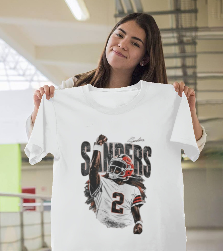 Sanders 2 Colorado Buffaloes Jersey Football Player T-Shirt