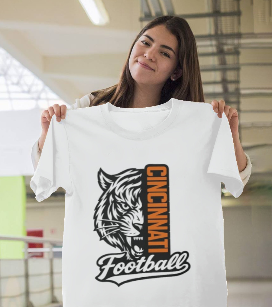 Cincinnati Football Tiger Tiger Iconic Team T-Shirt