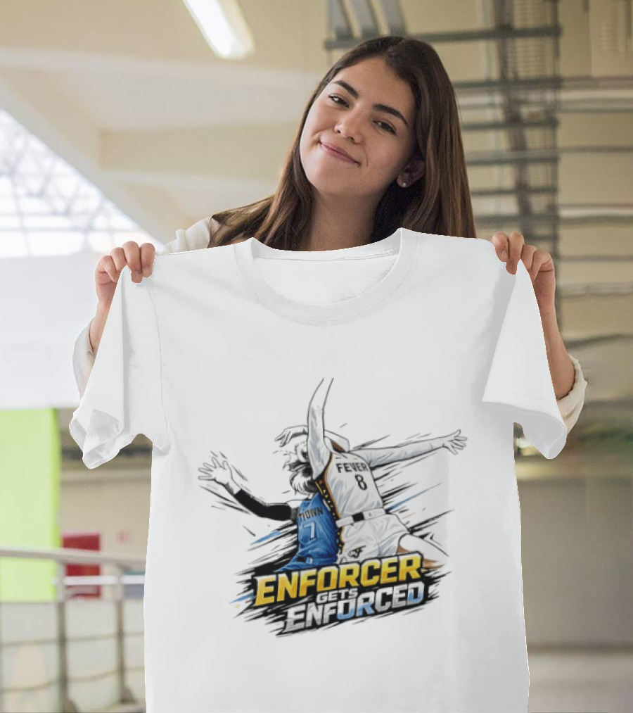 WNBA Enforcer Fever 8 Jumper Action T-Shirt