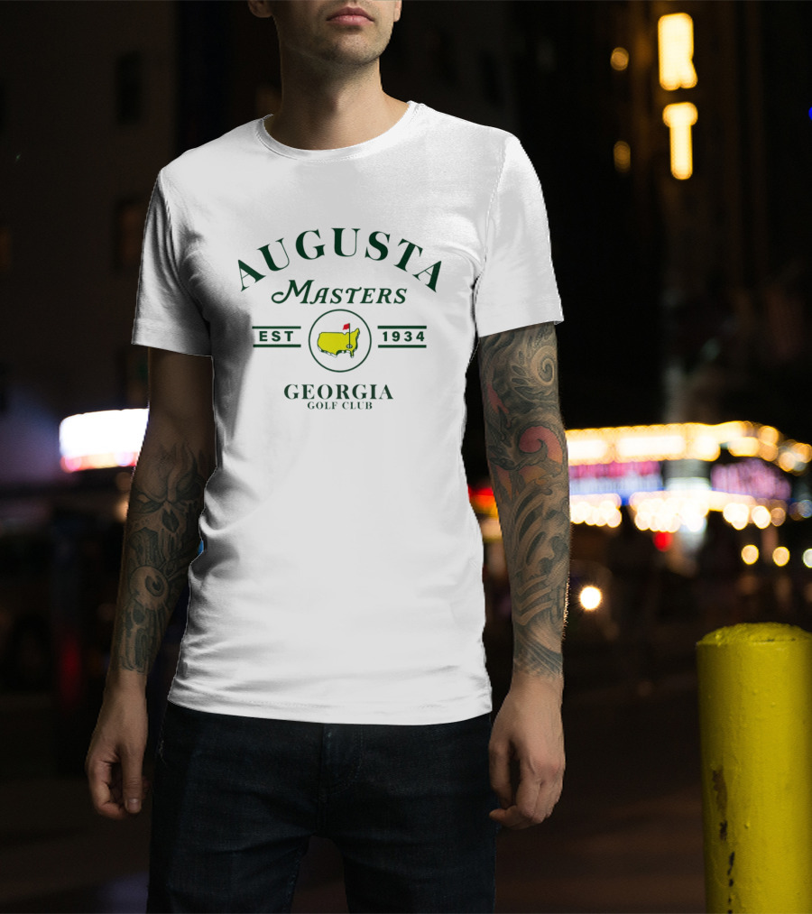 Georgia Augusta Masters Golf Club Est 1934 Iconic Tournament T-Shirt