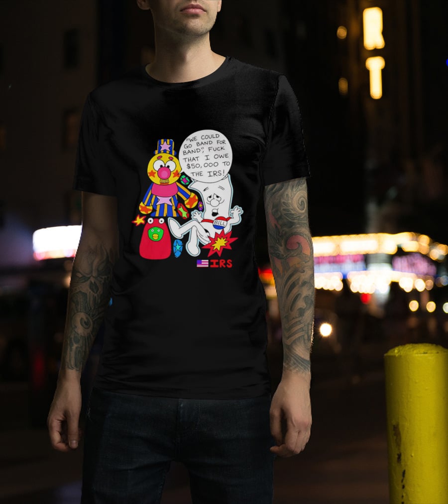 I'm Just A Bill IRS Debt Schoolhouse Rock Clown And Starburst T-Shirt