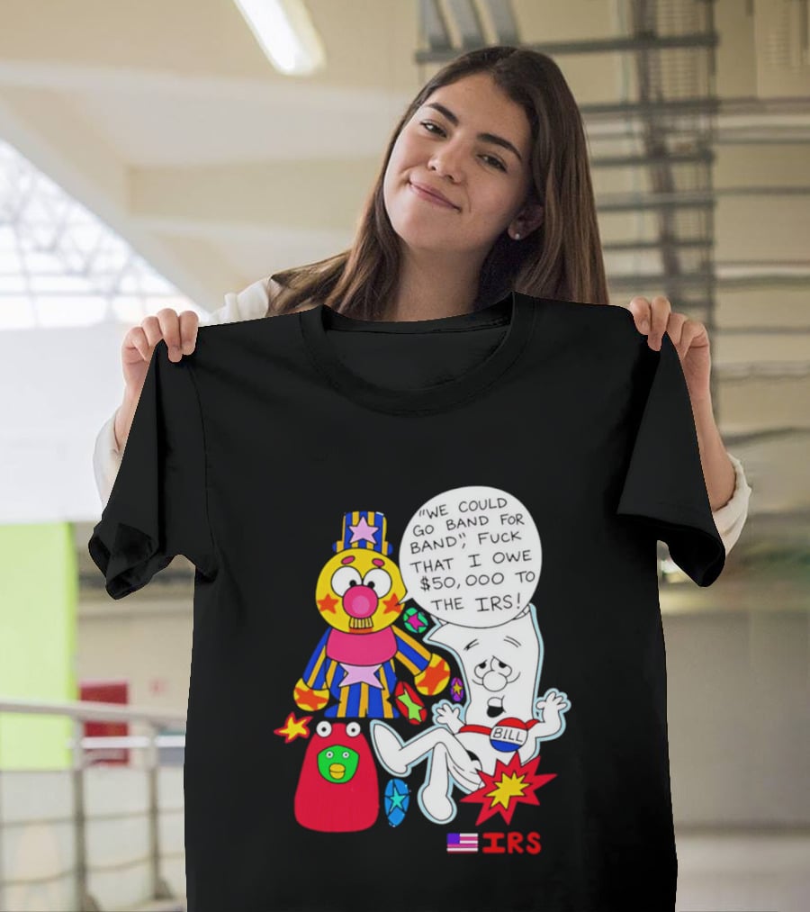 I'm Just A Bill IRS Debt Schoolhouse Rock Clown And Starburst T-Shirt