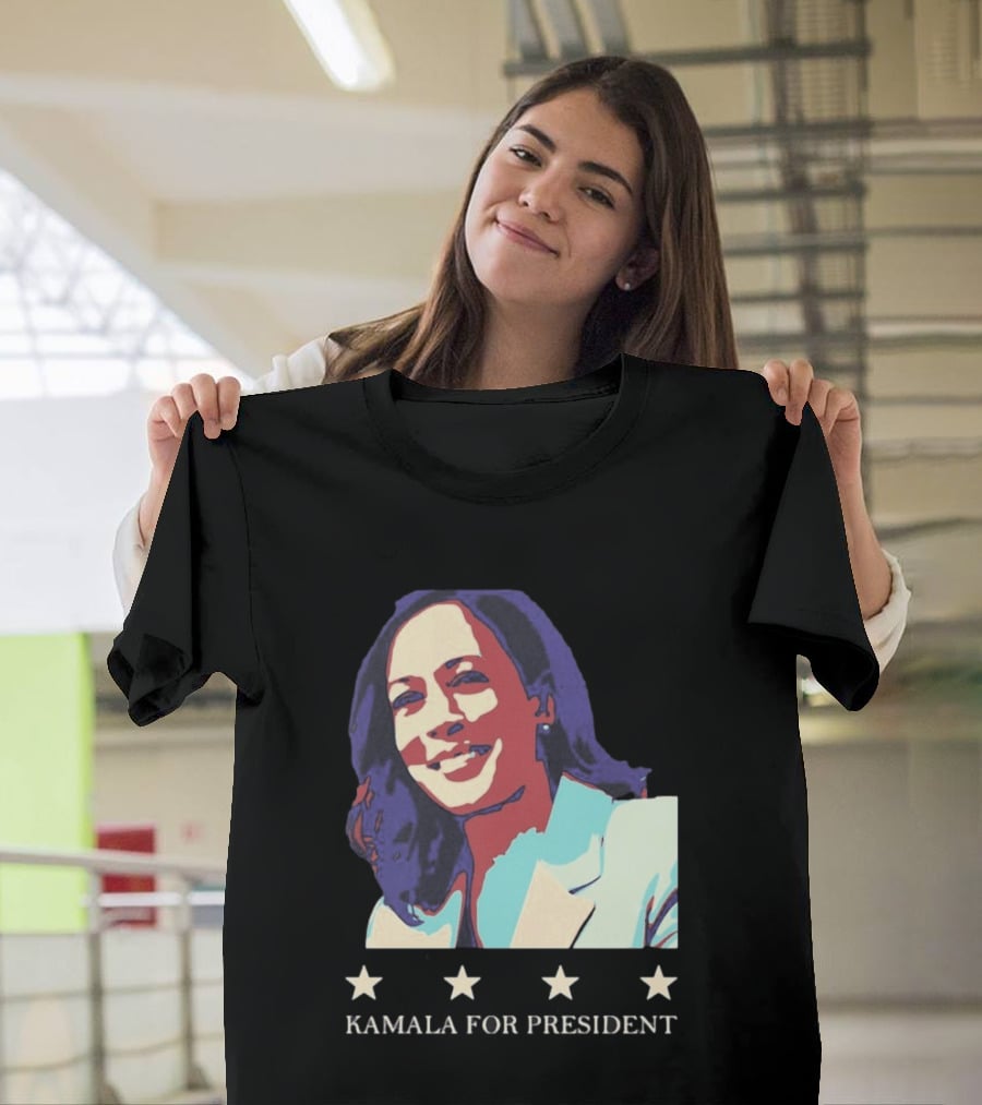 Kamala For President Pop Political Four Star T-Shirt