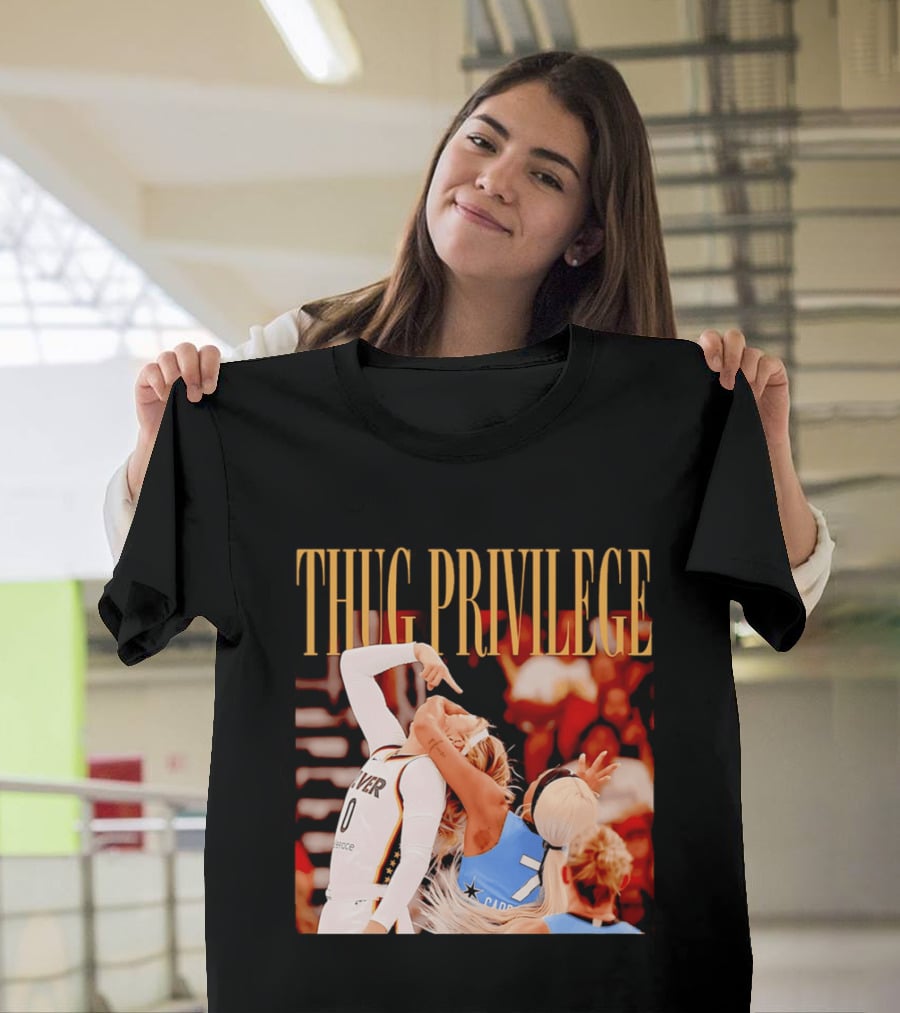 Thug Privilege Sophie Cunningham Basketball Action T-Shirt