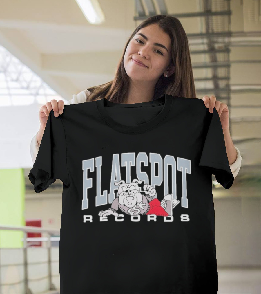 Flatspot Records FSK Embroidered Chill Dog T-Shirt