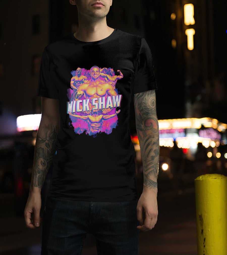 Mr Nick Shaw Bodybuilding Motivation Fitness Enthusiast Hype T-Shirt