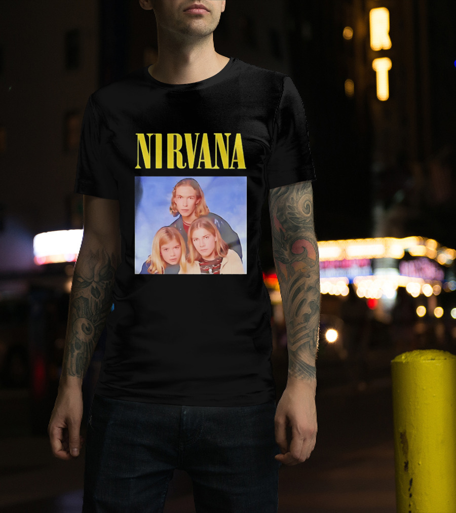 Nirvana Hanson Trio Blue Cloud Bootleg T-Shirt
