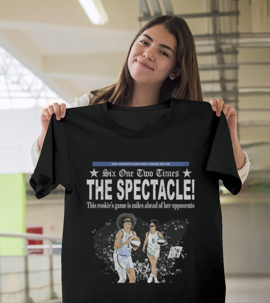 Six One Two Times 2026 Minnesota Basketball Special Edition The Spectacle Rookie's Game Miles Ahead T-Shirt
