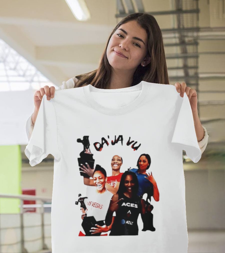 Aja Wilson DA'JA Vu Las Vegas Aces 4X MVP WNBA Legend T-Shirt