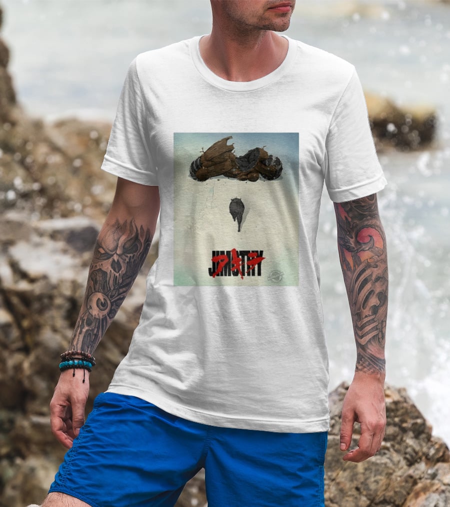 Jimothy Akira Kaneda Bike Homage Neo Tokyo Anime T-Shirt