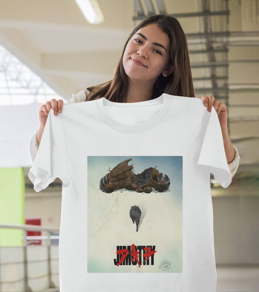 Jimothy Akira Kaneda Bike Homage Neo Tokyo Anime T-Shirt