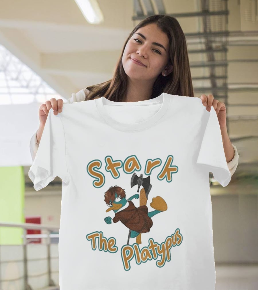 Stark Perry The Platypus Crossover Character Mashup T-Shirt