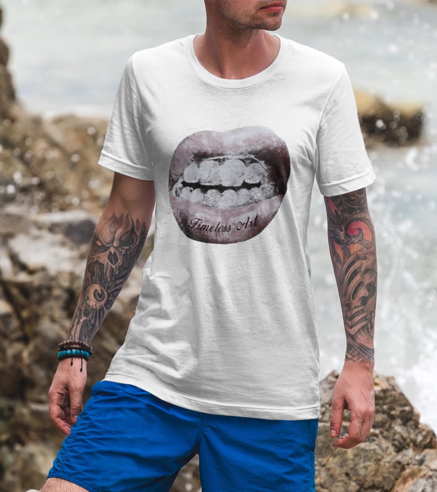 Timeless Art Grillz Lips Renaissance T-Shirt