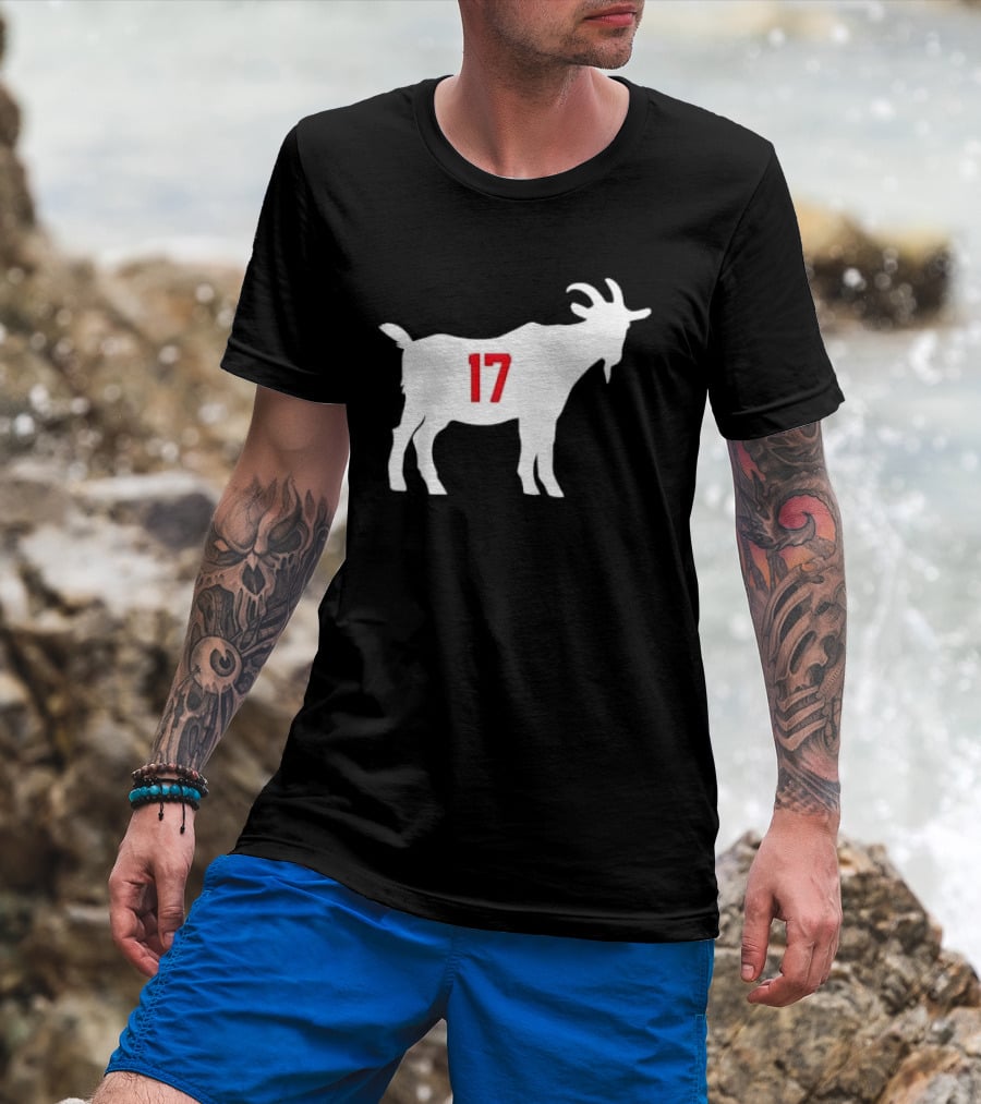17 White Billy Goat T-Shirt
