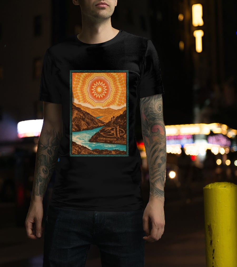 311 August 11 2026 Nampa ID Sunburst Mountain River Scene T-Shirt