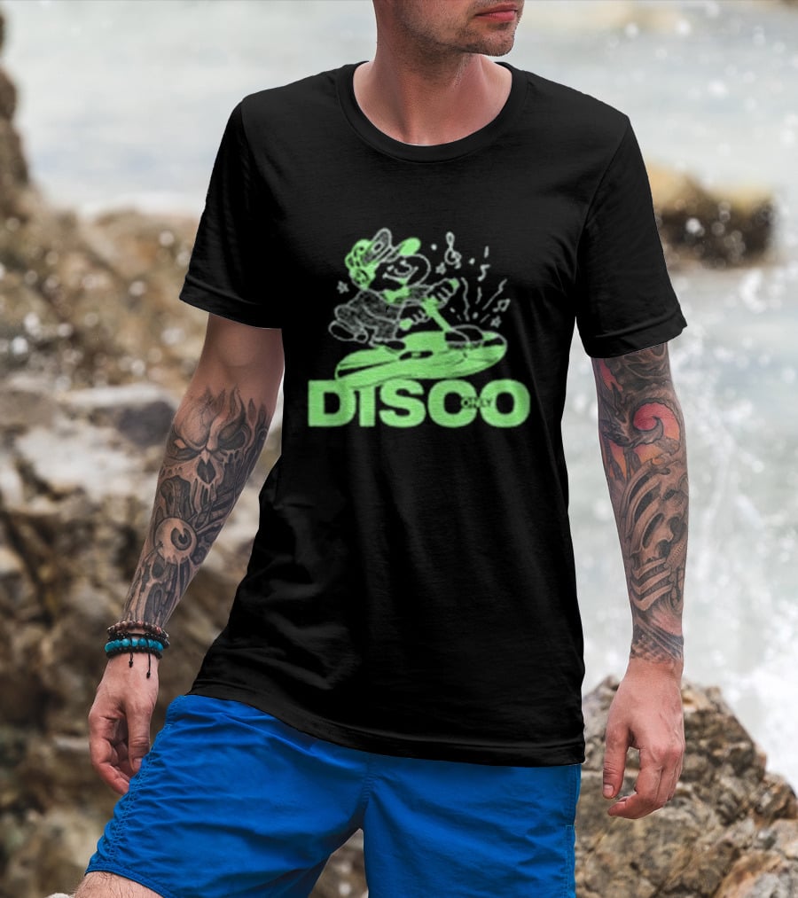 Disco Only Groove Maintenance Retro Character Dance Vibes T-Shirt