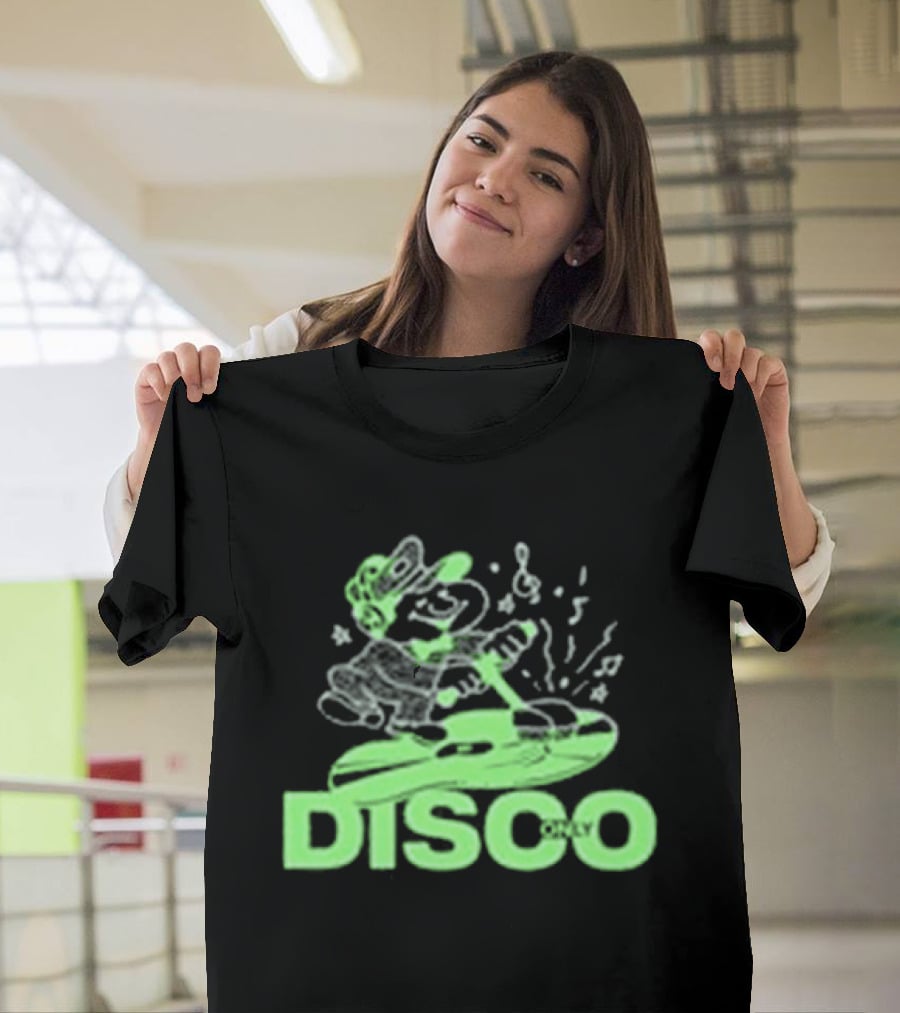 Disco Only Groove Maintenance Retro Character Dance Vibes T-Shirt