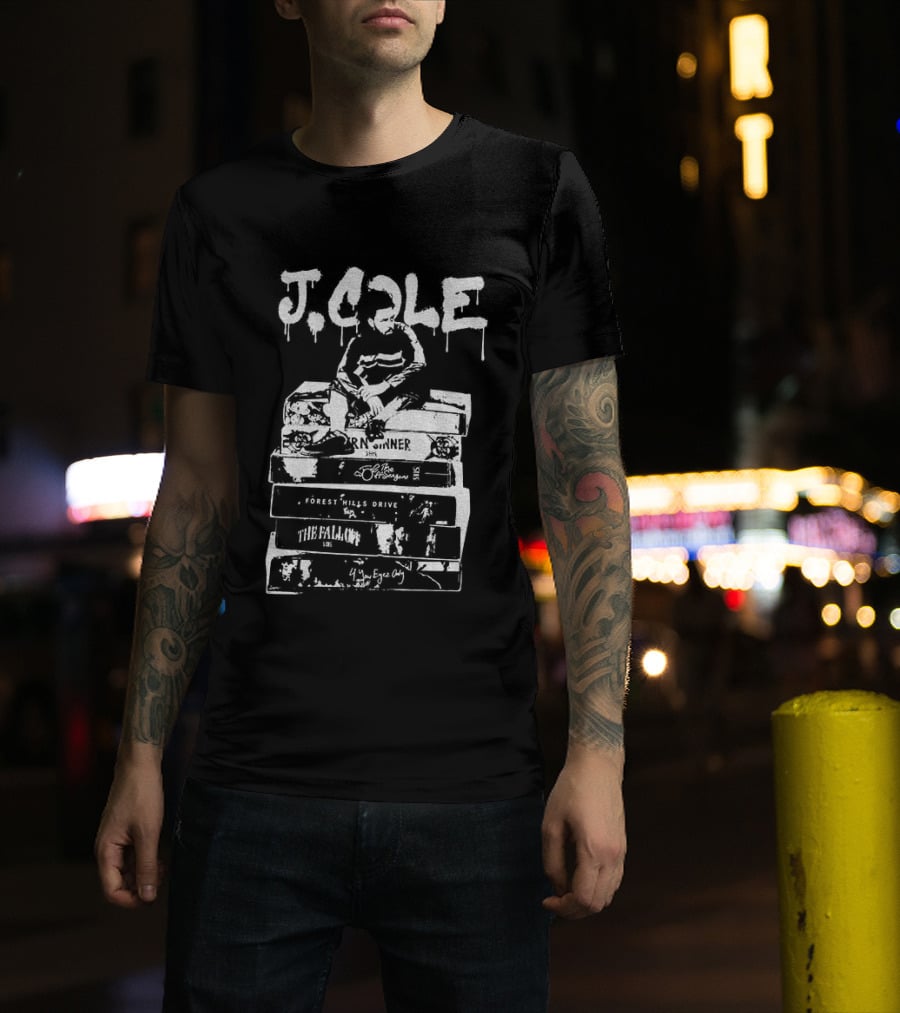 J Cole The Fall Off Stack Dreamville Aesthetic T-Shirt