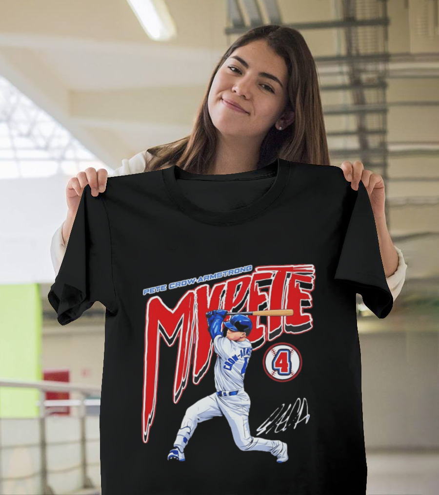 Pete Crow Armstrong MVPete Chicago Cubs Baseball Number 4 T-Shirt