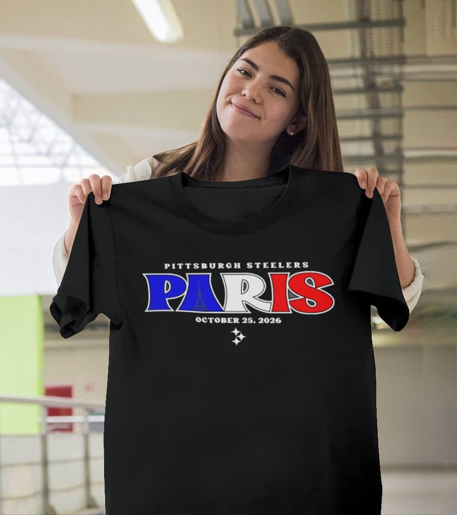 Pittsburgh Steelers Paris October 25 2026 T-Shirt