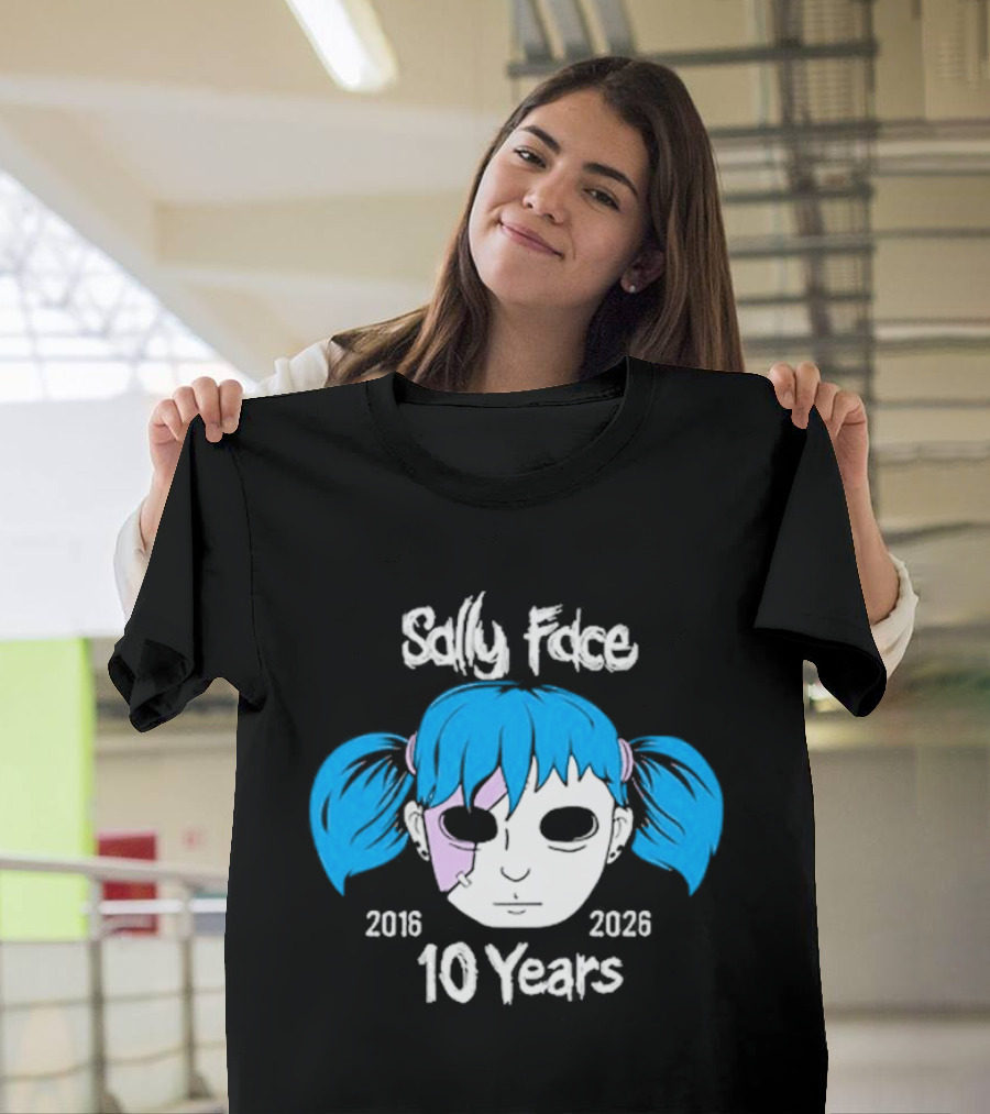 Sally Face 10 Years Anniversary 2016 2026 T-Shirt