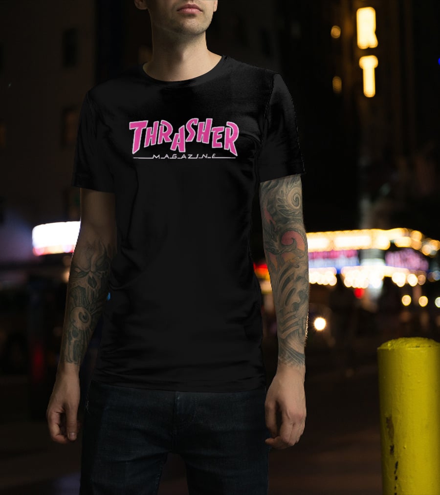 Thrasher Magazine Parra Edition Pink T-Shirt