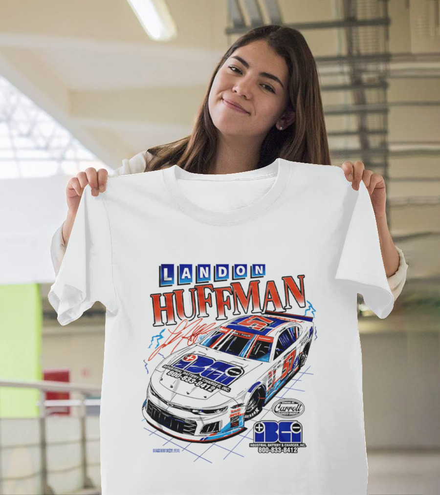 Landon Huffman 2026 Cars Tour Fully Charged Racing T-Shirt