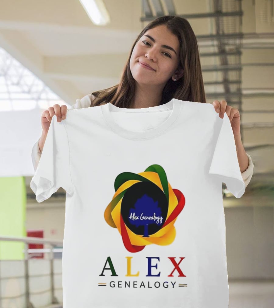 Alex Genealogy Trust Census Records More Than People Colorful Tree T-Shirt