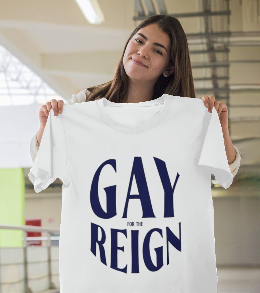 Reign FC Wildfang Pride Gay For The Reign T-Shirt