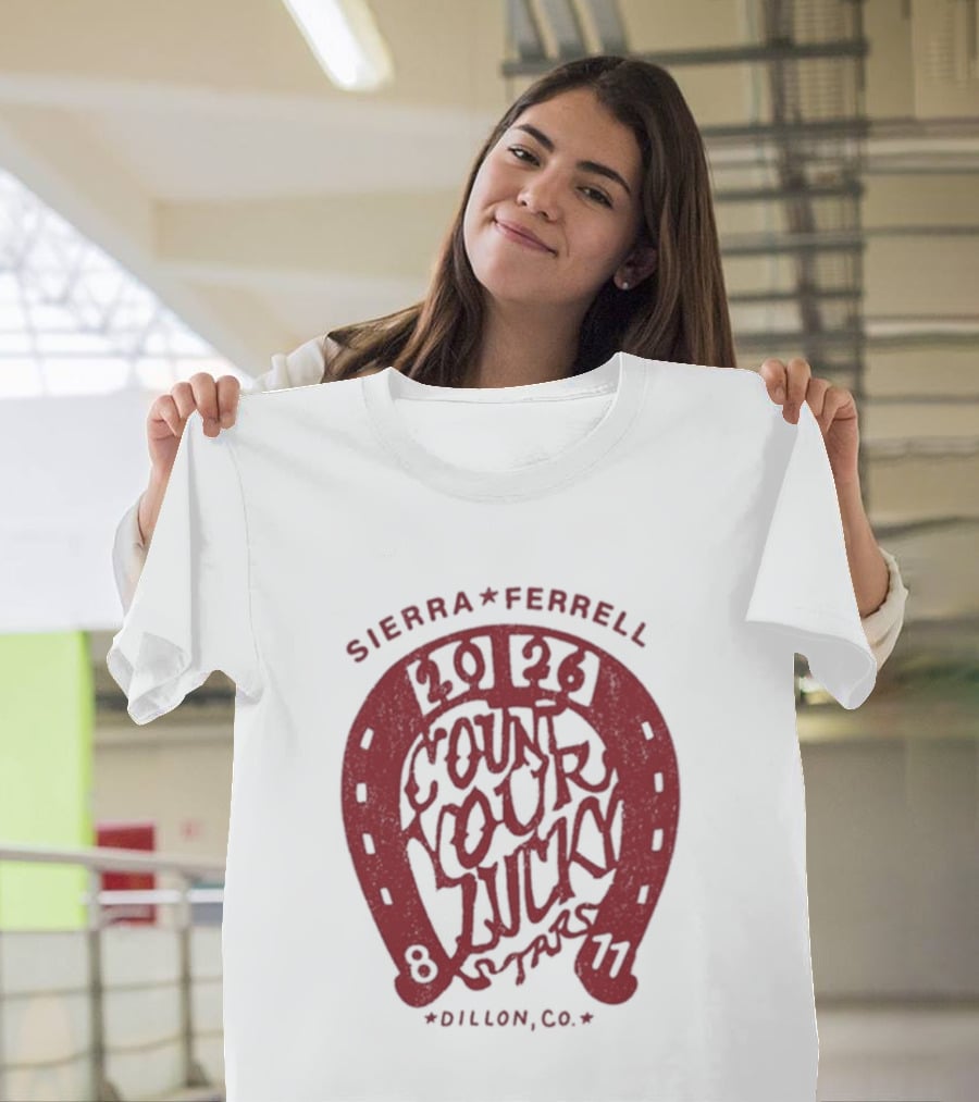 Sierra Ferrell 2026 Count Your Luck Dillon CO 8 11 T-Shirt