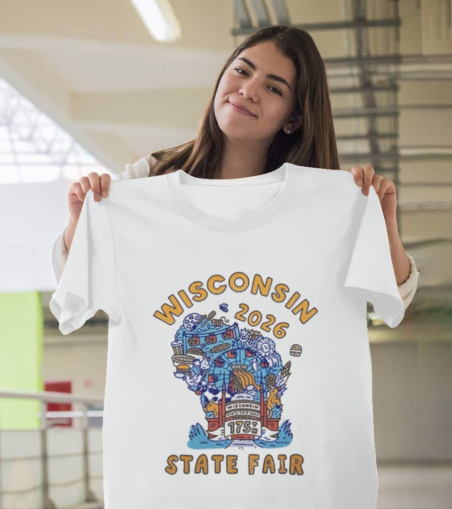 Wisconsin 2026 State Fair 175th Anniversary Celebration T-Shirt