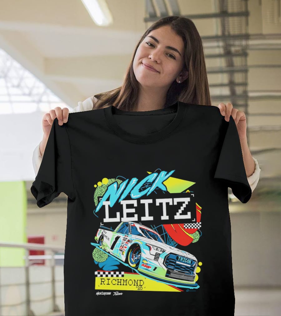 Nick Leitz Richmond NC Tricon Truck Series 2026 Racing T-Shirt