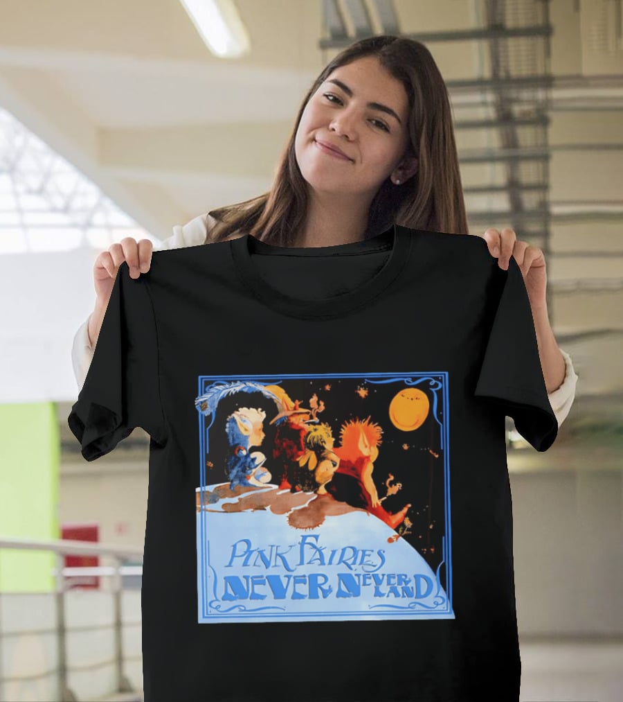 Pink Fairies Never Never Land Vintage Fantasy T-Shirt
