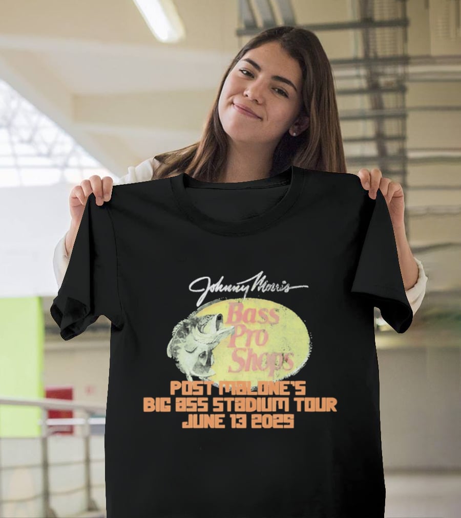 Johnny Morris Bass Pro Shops Post Malone's Big Ass Stadium Tour June 13 2025 T-Shirt