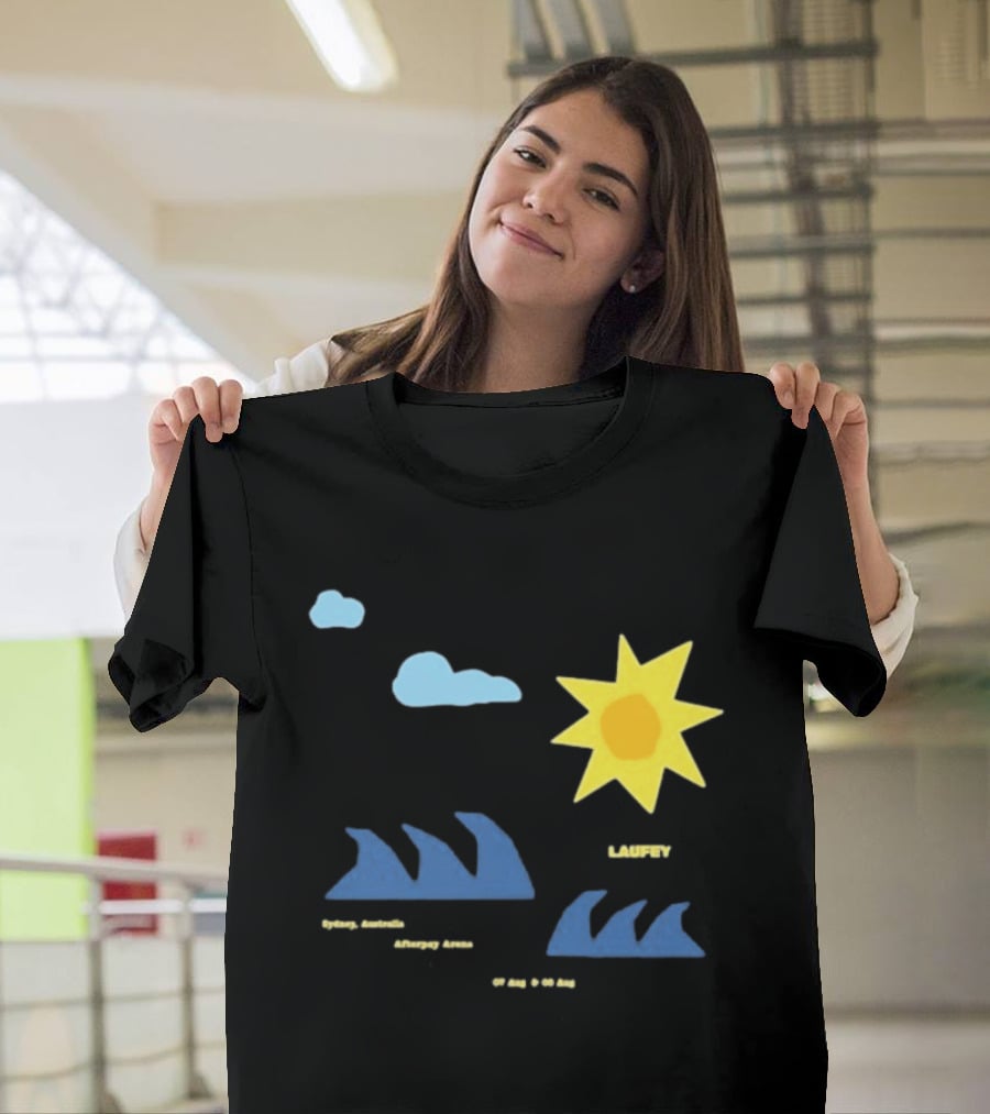 Sydney Australia Opera House Laufey Event Sun & Clouds T-Shirt
