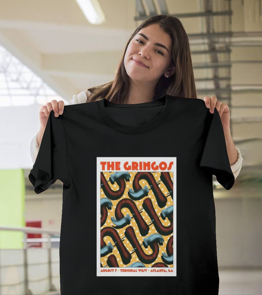 The Gringos August 7 2026 Terminal West Atlanta GA T-Shirt
