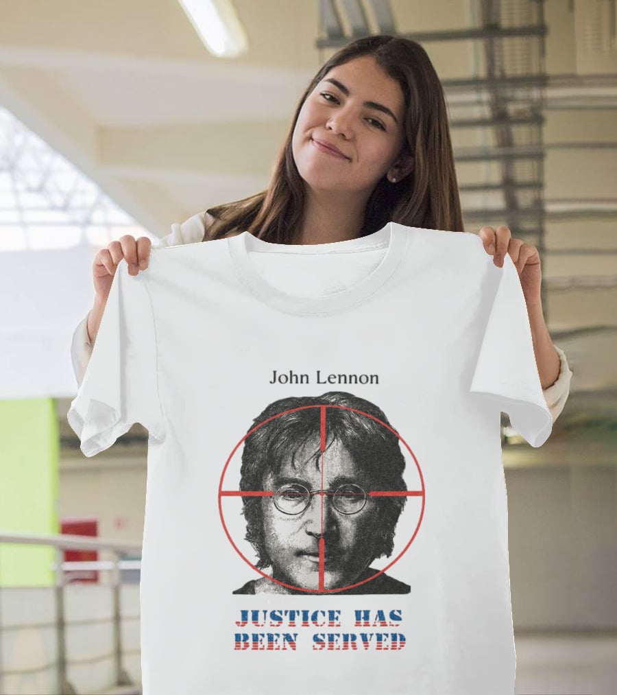John Lennon Justice Has Been Served Crosshair Target T-Shirt