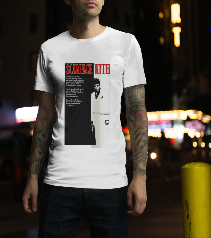 Scarface Kith Tony Montana American Dream 1980 T-Shirt