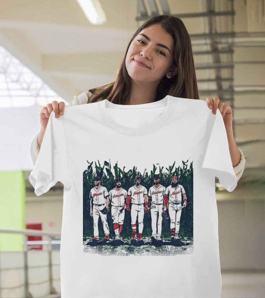 Iowa Cornfield Philadelphia Phillies Baseball Is This Heaven T-Shirt