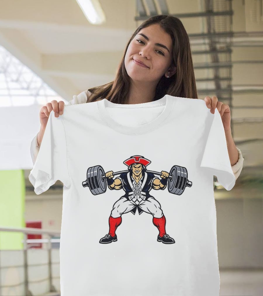 New England Patriots Weightlifting T-Shirt