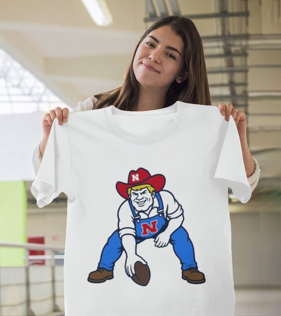 Herbie Husker Nebraska Cornhuskers Iconic Football T-Shirt