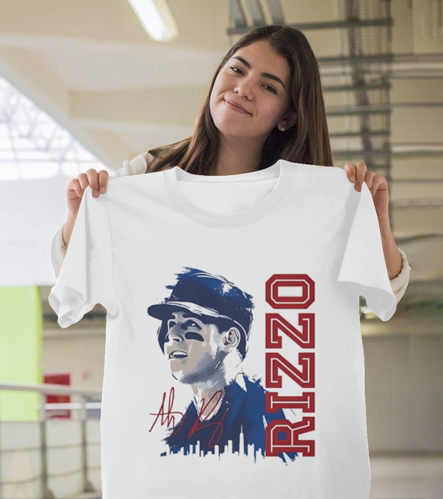 Rizzo Halftone Player Skyline Signatures T-Shirt